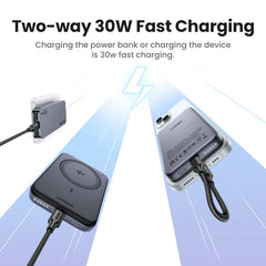 UGREEN Qi2 30W Magnetic Power Bank 10000mAh Portable PowerBank for Magsafe 15W Wireless Fast Charging for iPhone 17 16 Pro Max