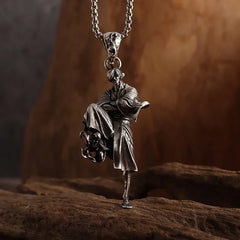 Dante Purgatory Cross Necklace Vintage Christian Passion Jesus Cross Pendant Male and Female Catholic Amulet Jewelry Gift