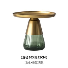 Artistic Glass Coffee Table, Creative Design End Tables for Living Room , Stylish Accent Tea Table with Various Sizes & Colors Living Room Furniture