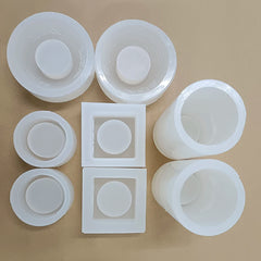 Silicone Mold For Shabbat Candle Holders Set,Handmade Concrete  Jewish Tealight Holders | Shabbat Candlesticks Gift Molds
