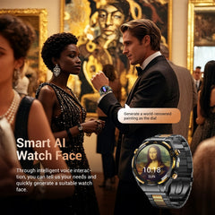 Smartwatch 1.43-inch AMOLED Display 900mAH Battery 45Days Standby Bluetooth 5.3 with Flashlight Men‘s Smart Watch, W90 PRO