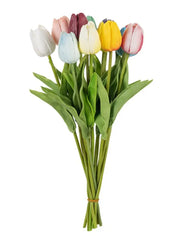3/5PCS Artificial Flowers Real Touch Tulip Scrapbooking Vases Home Decor Wedding Garden Rose Arch Garland  Mother's Day Bouquets Home Decor, Plants & flowers