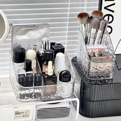 Clear Acrylic Makeup Organizer – Vanity Cosmetic Storage Box