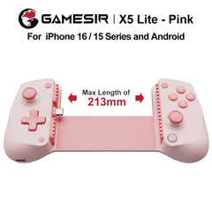 Gamesir X5 Lite Controller for Mobile gaming Smartphone phone Gamepad Compatible Android and IOS Hall Effect Sticks Type-C