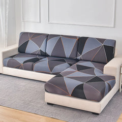 new floral printed stretch sofa seat cushion cover backrest cover protector for couch sofa cover L shape chaselong slipcovers