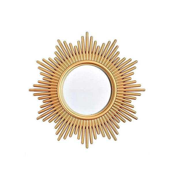 Decorative Mirror Gold Silver Hanging Mirror Luxury Modern Sun Shape Mirror Wall Decor New Home Decorations espejo зеркало 거울