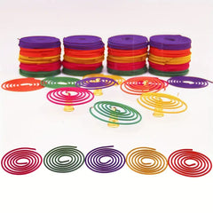 50pcs Mixed Fragrance Incense Sticks, Spiral Shape, Lemon, Rose, Jasmine, Lavender, Orange, 3-4 Hours Burn Time, Mild Fragrance,