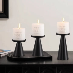 2026 gold and black Candle Holder New Romantic Candlelight Dinner Creative Iron Art Home Decoration Ornament