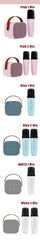 Portable Wireless Dual Microphones Karaoke Machine HomeKTV DSP System Bluetooth Speaker HIFI Stereo Surround For Kids Party Gift