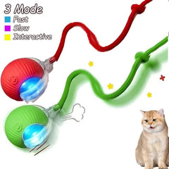 2PCS Smart Cat Rolling Ball Toys – Rechargeable Mouse Imitation Pet Shop