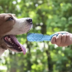 Dog Teething Toy Chew Stick Bite Resistant Fun Leak Proof Food Toy Pet Teether Cleaner Stick Pet Shop
