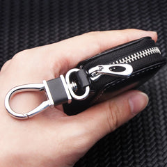 PU Leather Car Key Case for Ford Focus & Fiesta Models