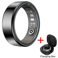 Smart Ring Heart Rate Blood Pressure Sleep Monitoring Motion Tracking Waterproof Men Women Smart Ring For Android Holiday Gift