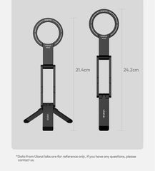 Ulanzi MA60 Foldable Magnetic Phone Tripod 0.8cm Ultra-Slim Dual-Sided Magnet Phone Tripod for Desktop Stand Livestreaming Vlog