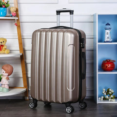 Fashionable  Ladies Luggage Suitcase with Mother-Child Design Universal Wheels Travel Bag 2024 Spring New Style ABS Mate...