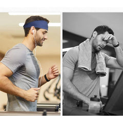 Sport Headband Fitness Sweat Bandage Head Hair Band Tennis Yoga Absorb Sweat Head Band Basketball Running Sweatband Women Men