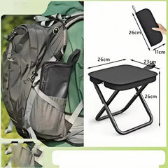Portable Folding Camping Stool – Pocket Travel Chair