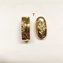 New Sword Handle Tsuka Alloy Fuchi Kashira For Japanese Samurai Katana Wakizashi Sword Fittings