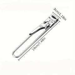A sturdy and durable kitchen tool suitable for cans and bottles, adjustable manual stainless steel can opener, multifunctional