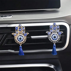 1Pc Evil Eye Car Vent Perfume Holder - Fits All Vents Holds Oils/Fresheners Easy Install Stylish Gift for Car Lovers