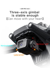 2026 4K Professional HD Dual Camera New L600 PRO MAX GPS Drone 5KM 3-Axis Gimbal 360 Obstacle Avoidance Brushless Quadcopter Toy