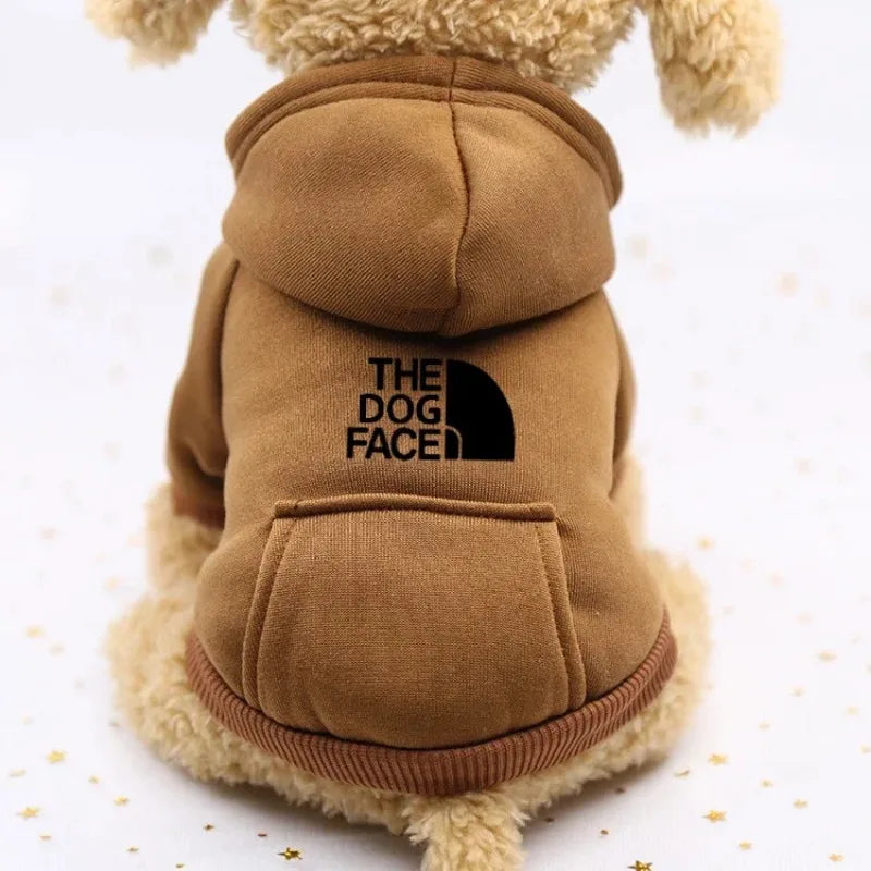 Autumn and winter sweater cowboy pocket two-legged clothes wind pet clothes dog cat Pet Shop Pet Clothing