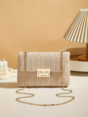 Woven Straw Handwoven Women's Shoulder Bag
