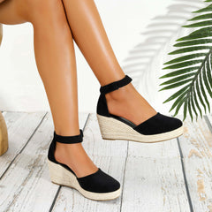 Women's fashion wedge sandals Summer casual non-slip open-toed platform shoes Elegant women's sandals wear beach women's shoes