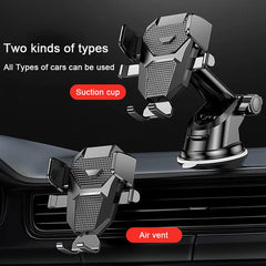 2026 NEW Universal Sucker Car Phone Holder 360° Windshield Car Dashboard Mobile Cell Support Bracket for 4.0-7 Inch Smartphones