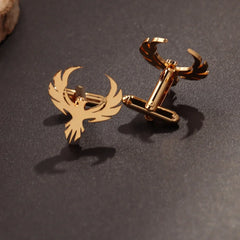 Sikhs Stainless Steel Cross Cufflinks Men's Lion Eagle Shirt Badge Pin Wedding Shirt Cufflinks Symbol