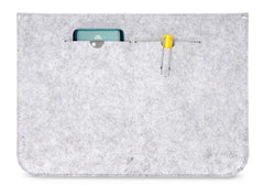 Wool Felt Laptop Bags Sleeve Cover 11" 13 15.6 inch For Macbook Air Pro Case For Notebook With Mousepad Or Power Mini-Pack Gift