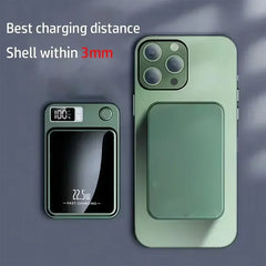 Lenovo 2026 200000mAh Magnetic Wireless Power Bank Portable Fast Charger For Magsafe Auxiliary Battery For iphone Huawei Samsung