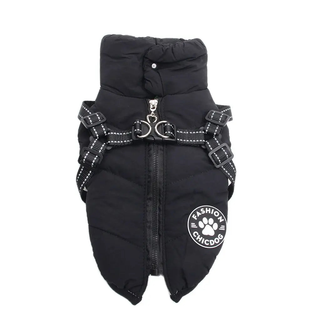 Dogs and Cats Coat Jacket Pet Vest Dog Pet Harness Zipper Design Puppy Warm Hoodies Pet Shop Pet Clothing