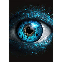Classic Abstract Eye Canvas Wall Art Poster for Home Decor