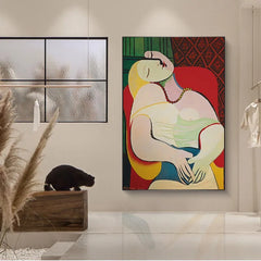 Scandinavian Abstract Picasso Canvas Wall Art – Modern Home Decor