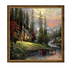 20cm Wooden Square Pendant 2D Flat Color Animal Print for DIY Wall Art Living Room Bedroom Decor Brand New Gift