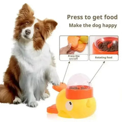 Dog, cat, pet feeder, little yellow duck, interactive puzzle dog feeding machine, puppy, missing food toy, anti-slip bottom Pet Shop