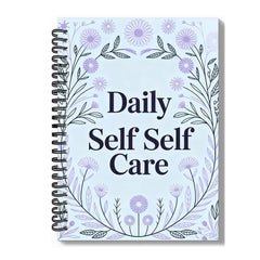 1PC Elegant Light Purple Daily Self Care Mood Journal, Suitable For Daily Mindfulness Practice, Relaxing Self Reflection Session