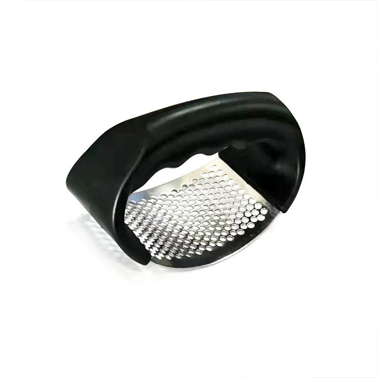 Stainless Steel Garlic Press Crusher Manual Garlic Mincer Chopping Garlic Tool Fruit Vegetable Cooking Essentials, Kitchen Tools