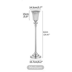 Wedding Centerpiece Vase, Floor Vase -Multi-Purpose Metal Vase for Christmas and Halloween Decorations, Party Events