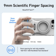 TELESIN Magnetic Phone Camera Shoot Hand Grip Phone Holder Shooting Aid Remote Control Handle for Iphone HUAWEI SAMSUNG Phone
