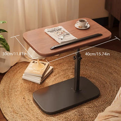Adjustable Height Rotating Side Table Multi-Functional Lightweight Sofa Side Table Coffee Table Living Room Movable Desk Living Room Furniture