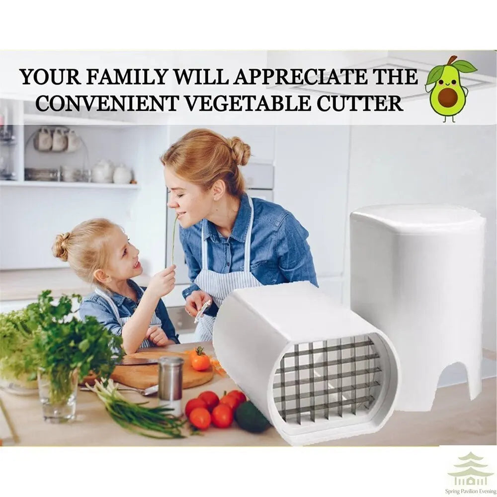 1PCS French Fry Cutter Natural Cut Rapid Slicer Vegetable Potato Tool Food Veggie Dicer Veg Chopper