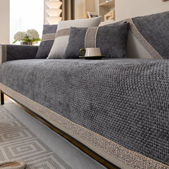 New 2024 Linen Sofa Cushion for All Seasons Universal Non-slip Sofa Cover Towel Cover Backrest Cover Cloth Towel Woven Cotton