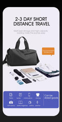 Waterproof Travel & Sports Bag for Men & Women – Large