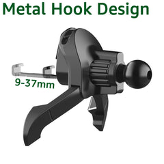 17mm Ball Head Car Air Vent Clip for Car Phone Holder Mount Universal Car Air Outlet Hook Clamp for Mobile Phone GPS Brackets