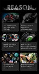 Smartwatch for Women AMOLED Screen Always Display Time NFC IP68 Waterproof Sports Call Women Smart Watch For Women Custom dial