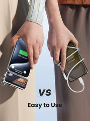 QOOVI Mini Powerbank 5000mah Built-in Cable PD 20W Portable Charger Fast Charging For iPhone 15 Samsung Xiaomi External Battery