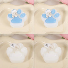 1pc/4pc Cat Paw Design Scented Candle ,For Birthday, Valentine's Day, Diy Home Decoration, party decoration, wedding souvenirs