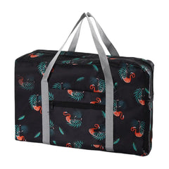 Carry-on Luggage Bag Foldable Travel Duffel Bag Tote Large Capacity Waterproof Portable Storage Bag with Zipper